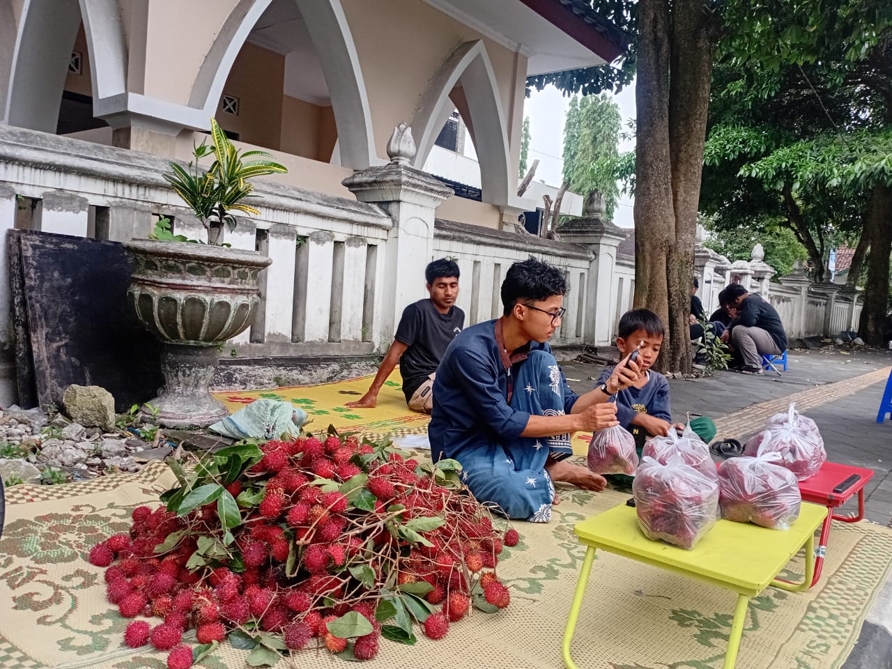panen rambutan dan dijual